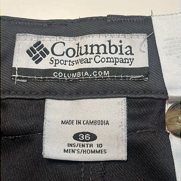 Columbia Sportswear Dark Gray Men's Shorts Size 36 - Picture 13 of 14